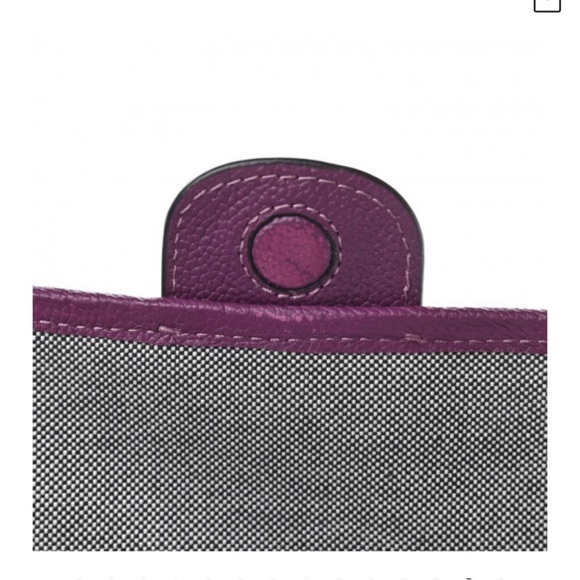 Purple Leather Crossbody Bag - Picture 2 of 10